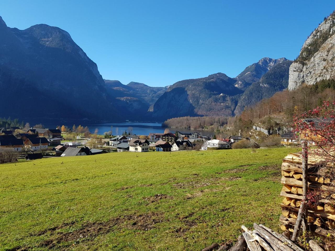Seeblick Krippenstein Obertraun Exterior foto